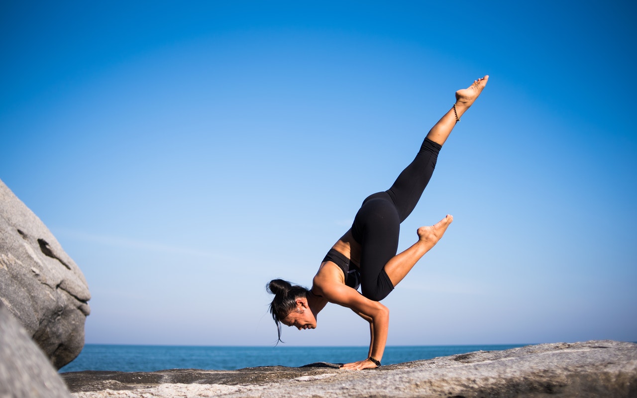 yoga pose handstand